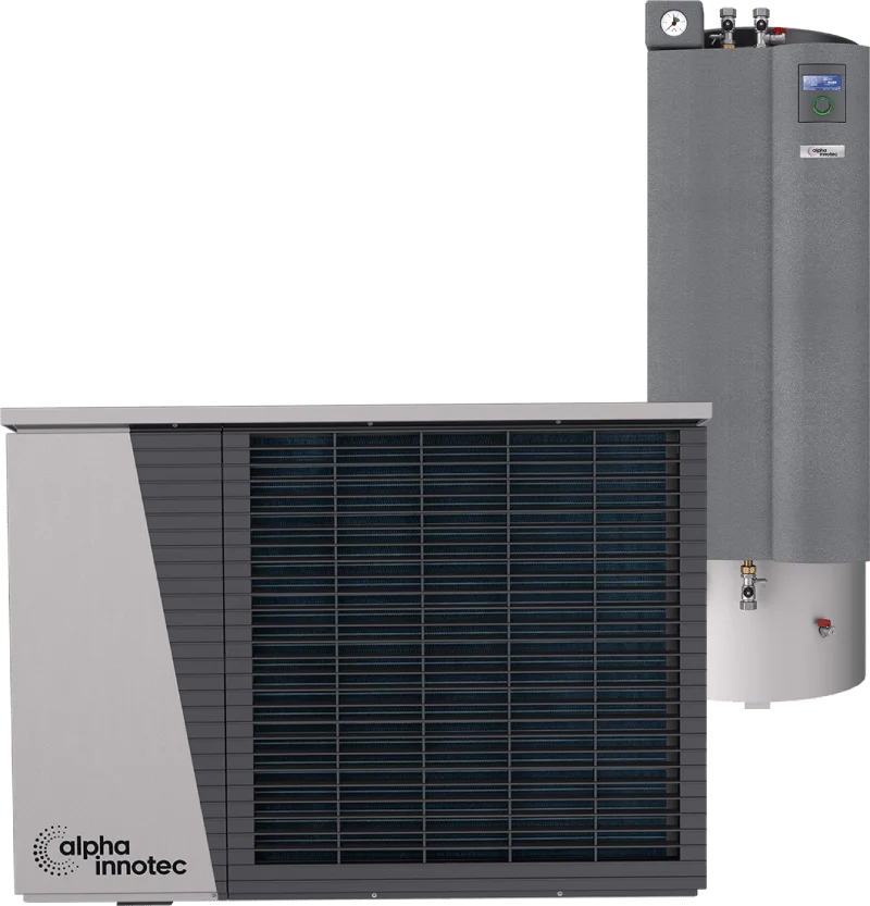 AlphaInnotec Hybrox tarbeveeboileriga õhk-vesi soojuspump Starkliima